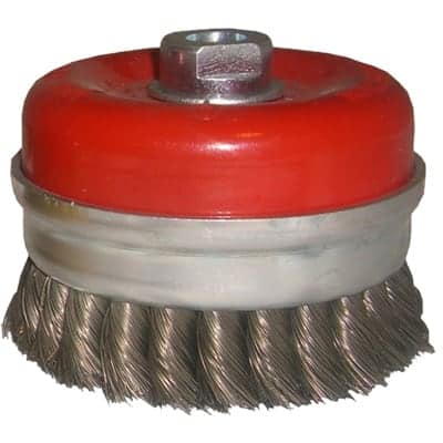 Vires Cup Wire Brush M14 100mm knotted
