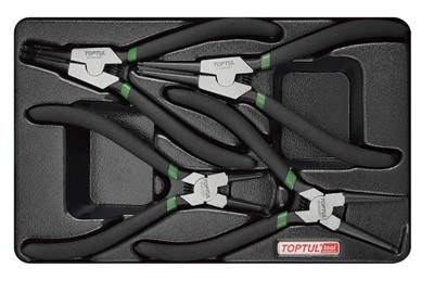 4Pc Circlip Pliers Tray