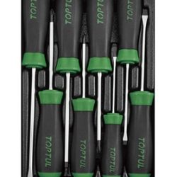 8Pc Screwdriver Set Tray