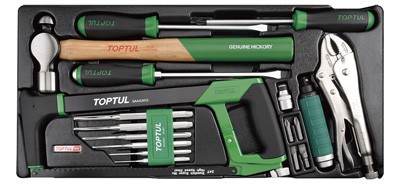 18Pc Combination Tool Set Tray