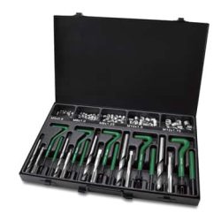 130pc Professional Threaded Coil-Insert Repair Kit