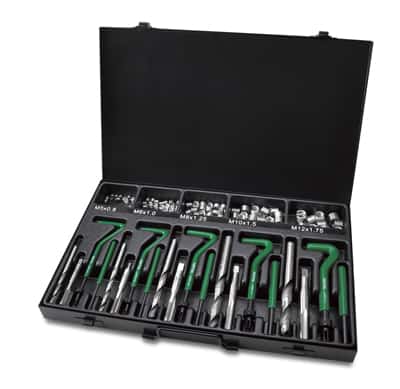 130pc Professional Threaded Coil-Insert Repair Kit