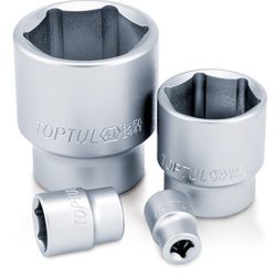 1/4" Dr Socket satin 6pt x 4mm