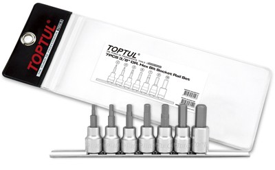 153743513376ed7b7357651ed559c11698ca8692c7.jpg 7PCS 3/8" Dr. Hex Bit Socket Rail Set