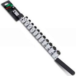 11PCS 1/2""DR. 6PT Socket Rail Set