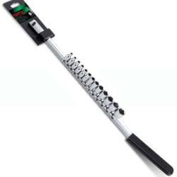 13PCS 1/4""DR. 6PT Socket Rail Set