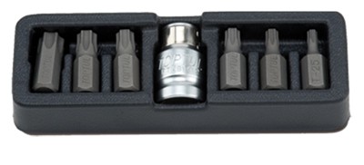 7Pc 1/2"Dr TX Bit set