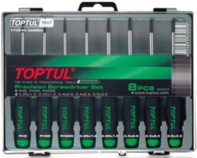 8pc Precision Screwdriver Set