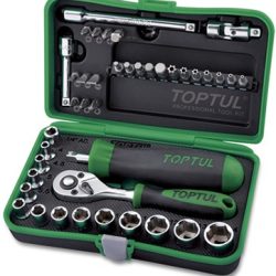 15374351443d56076e0a72921308c3d4ea332dbc4a.jpg 1/4" Dr Socket & Bit Set 41pc