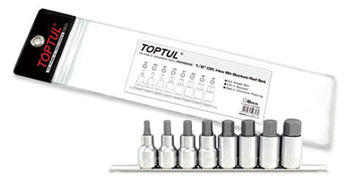 15374351458d3f6ac47b96f5d7c1cc9b6ae9bb8722.jpg Toptul 8pce 1/2"Dr Hex bit socket rail set AF