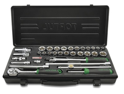 3/8"Dr Socket set 33Pc (metric & sae)