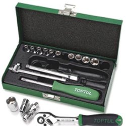 15374351475456570460d9e625762bf0627d737b06.jpg 1/4"Dr Socket set 17Pc (metric)