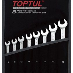 Toptul Comb Spanner set 8Pc 10-19mm