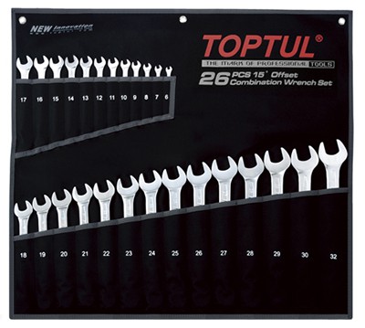 Toptul Comb Spanner set 26Pc 6-32mm
