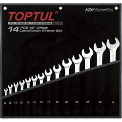 Toptul Comb Spanner set 14Pc 8-32mm