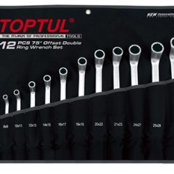 Double ring offset spanner set 12Pc 6-32mm