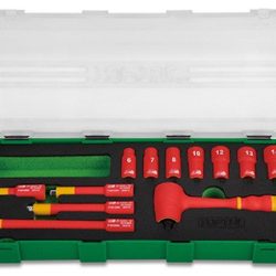 1/4"Dr VDE Socket Set 12pce 6pt