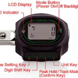 Digital Torque Adapter 1/2(F)-1/2(M) 40-200Nm
