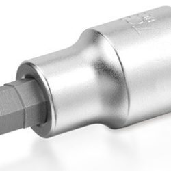 1/2"Dr Hex bit socket satin x 7/16"