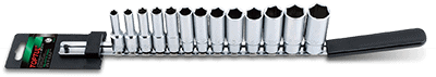 1589810791a61700a67a5be7019eba927e3e7dd798.png 3/8" Dr 6PT Deep Socket Rail Set Metric 13pce