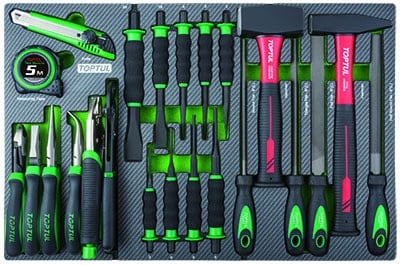 23PCS Hammer, Punch, Chisel & Plier Set