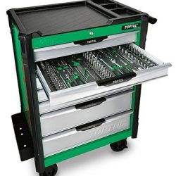 15898107924f246ebd011ac252df474e039e3c543c.jpg 213Pc W/7-Drawer Mechanics Tool Trolley