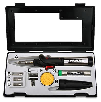 Gas Soldering Iron set 8pce