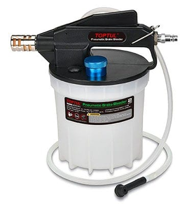 Pneumatic brake bleeder
