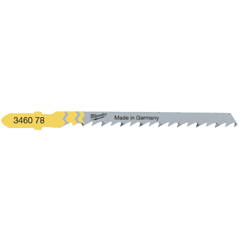MILWAUKEE T244D 75MM X 4MM CURVE JIGSAW BLADES