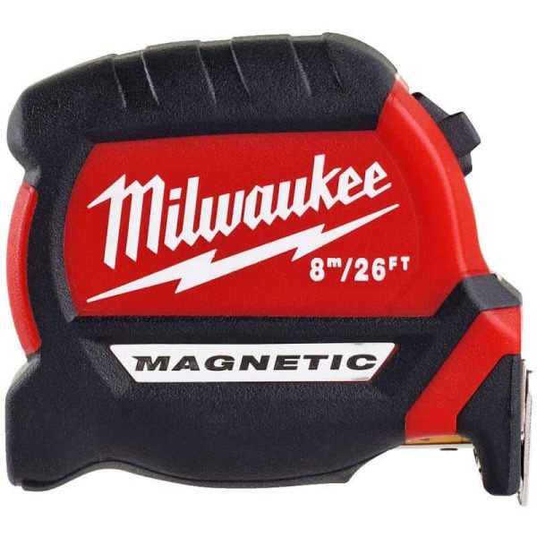 MILWAUKEE 8M / 26FT MAGNETIC TAPE MEASURE