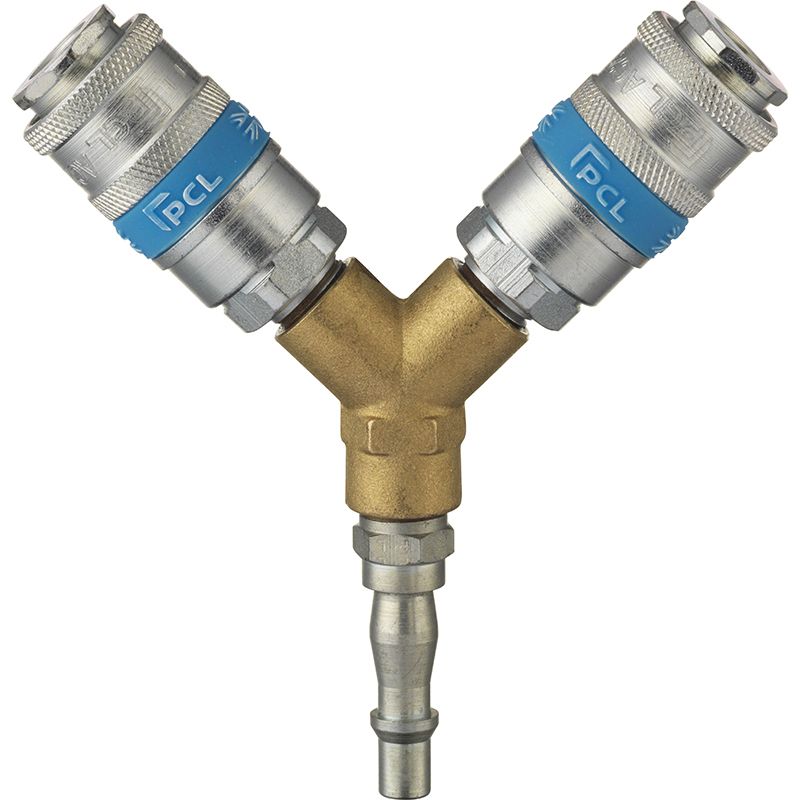 PCL Airflow Twin Coupling to Standard Adaptor (Skin Packed)