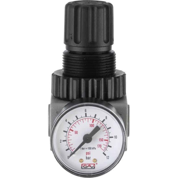 PCL Air Treatment Regulator 0-145 psi/0-10 bar, 1/4 Ports