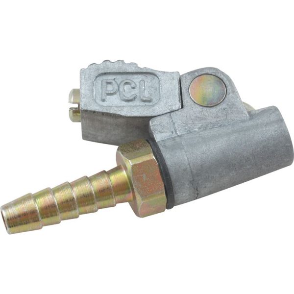 PCL Single Clip-On Connector, Open End, 1/4 Hose Tailpiece (Skin Packed)