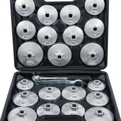 Oil Filter Wrench Set | Aluminium Die Cast | 12.5 mm (1/2") Drive | 23 pcs.