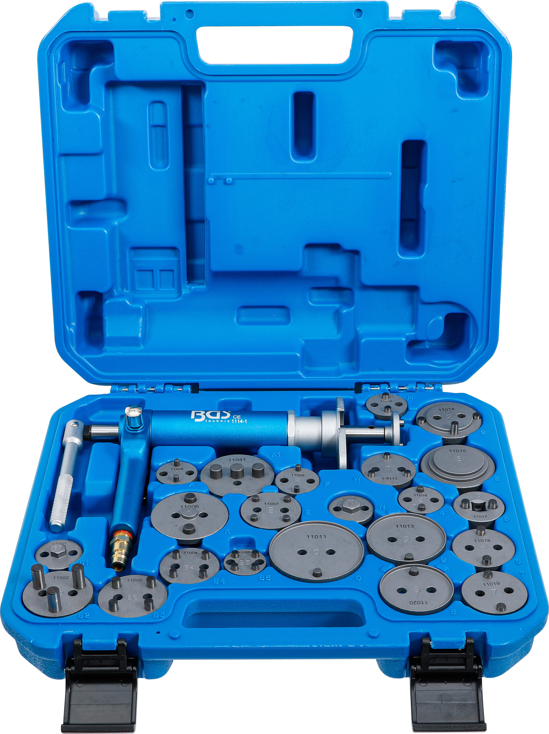 Brake Piston Reset Tool Set | pneumatic | 22 pcs.