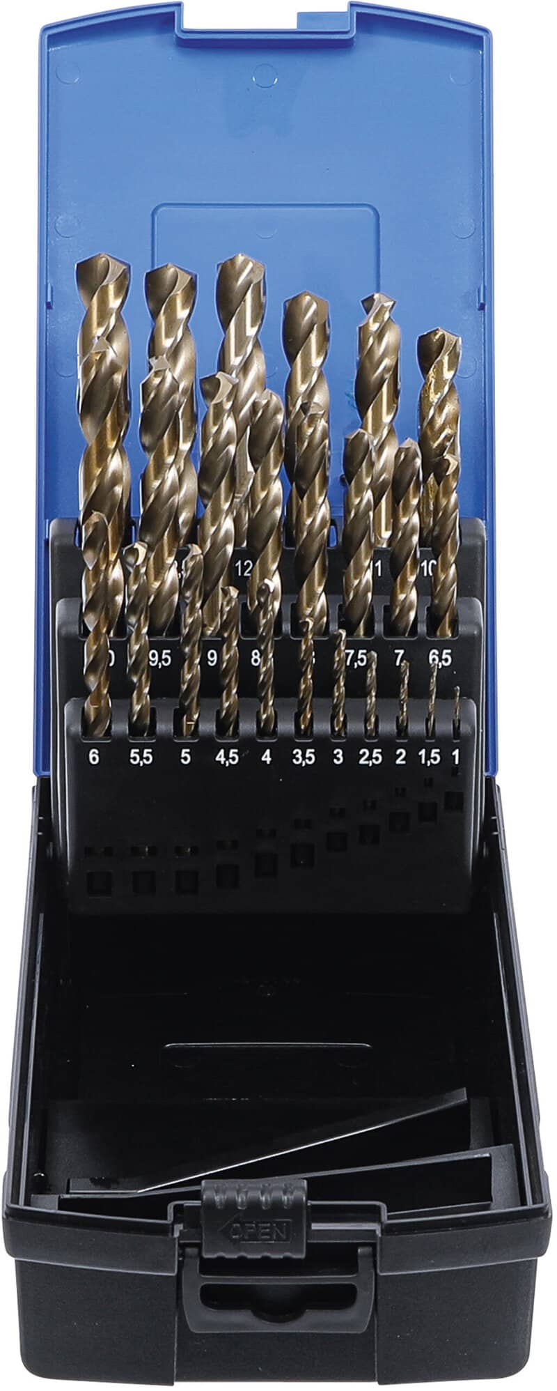 Twist Drill Set | HSS-G M35 Cobalt Steel | 1 - 13 mm | 25 pcs.