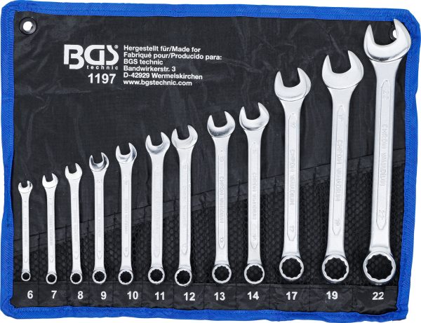 Combination Spanner Set | 6 - 22 mm | 12 pcs.