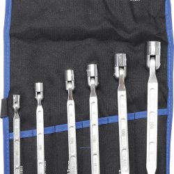 Double Ring Spanner Set with flexible Heads | 6 pcs.