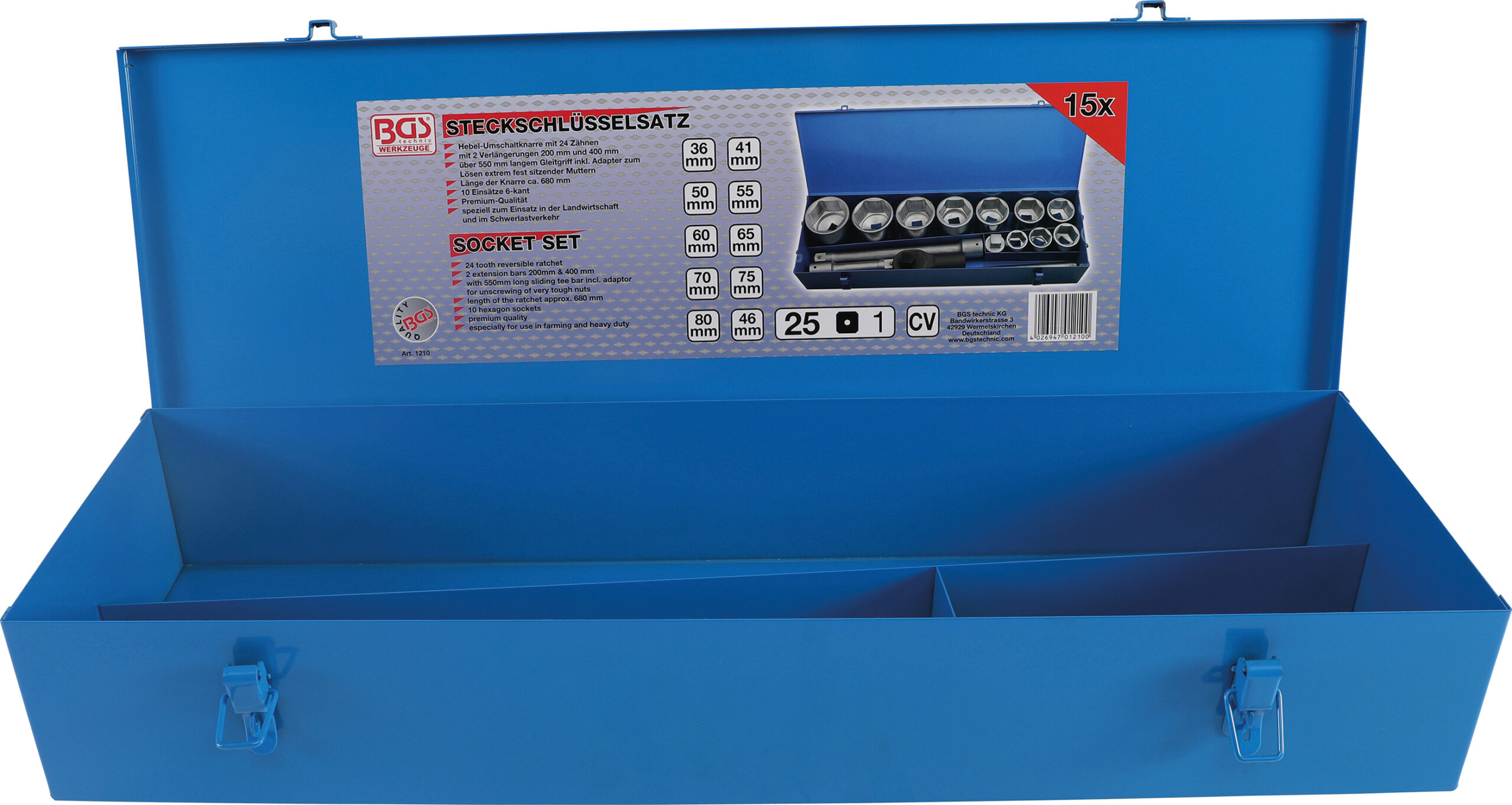 Metal empty Case for BGS 1210