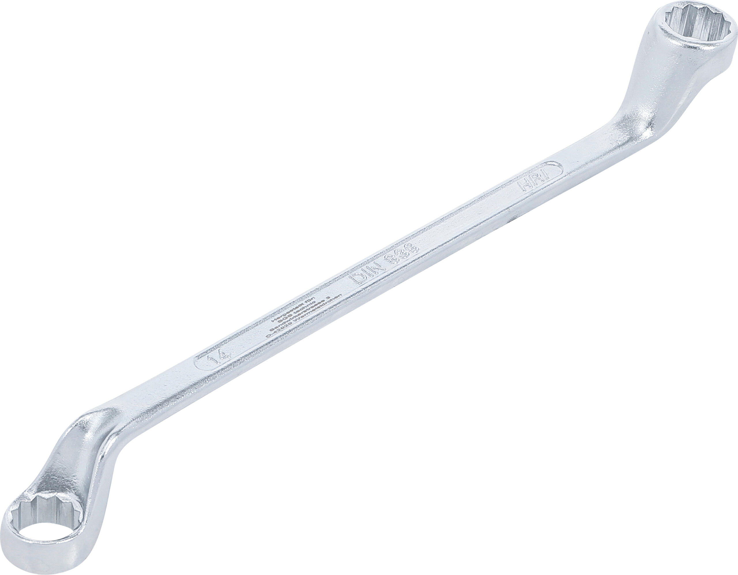 Double Ring Spanner, offset | 14 x 15 mm