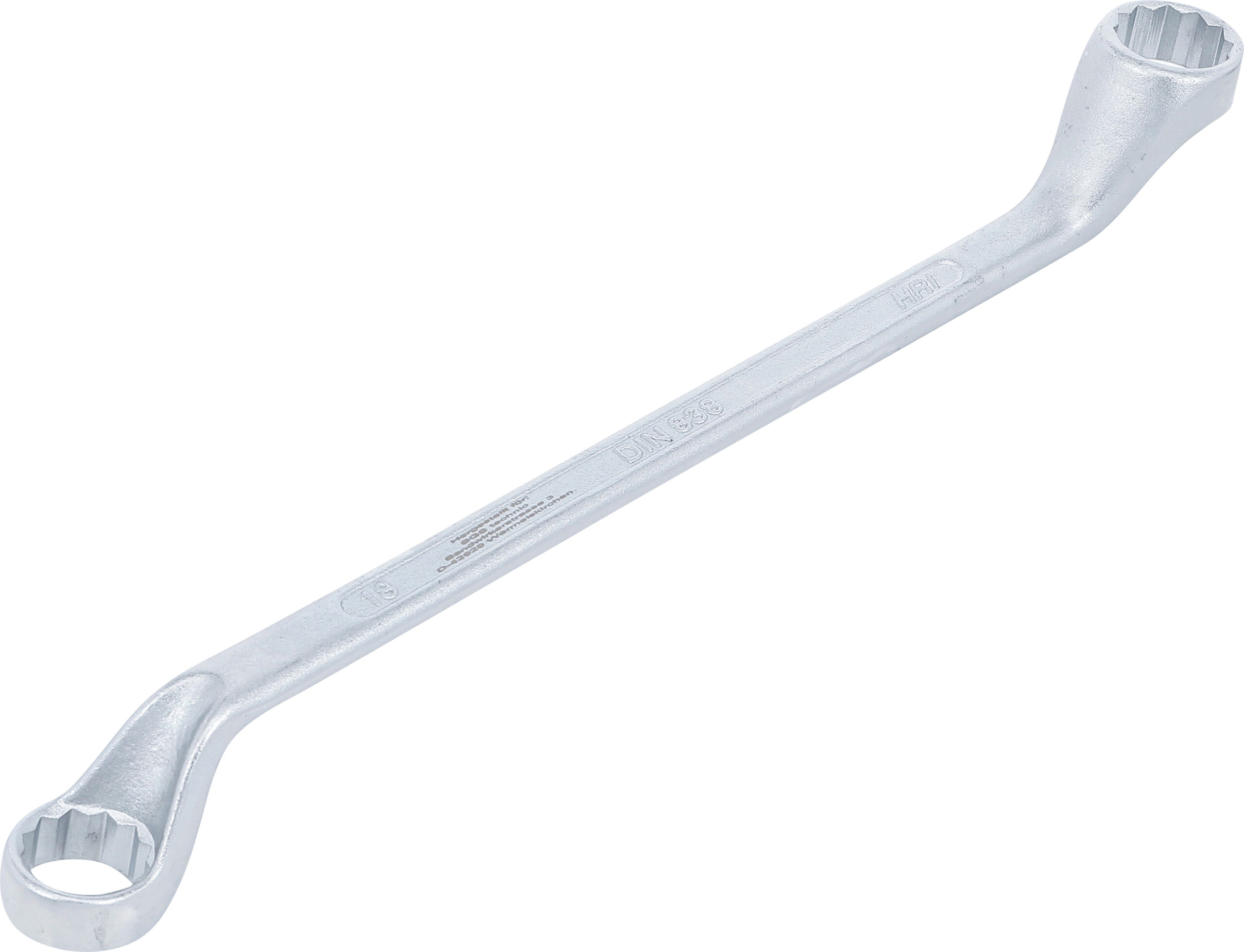Double Ring Spanner, offset | 18 x 19 mm