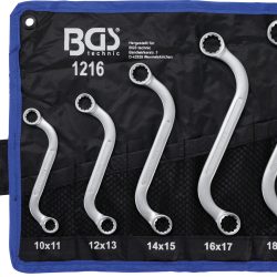 Double Ring Spanner Set | S-Type | 10 x 11 - 18 x 19 mm | 5 pcs.