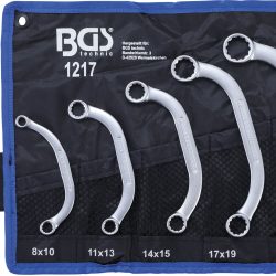 Obstruction Ring Spanner Set | 8x10 - 21x22 mm | 5 pcs.