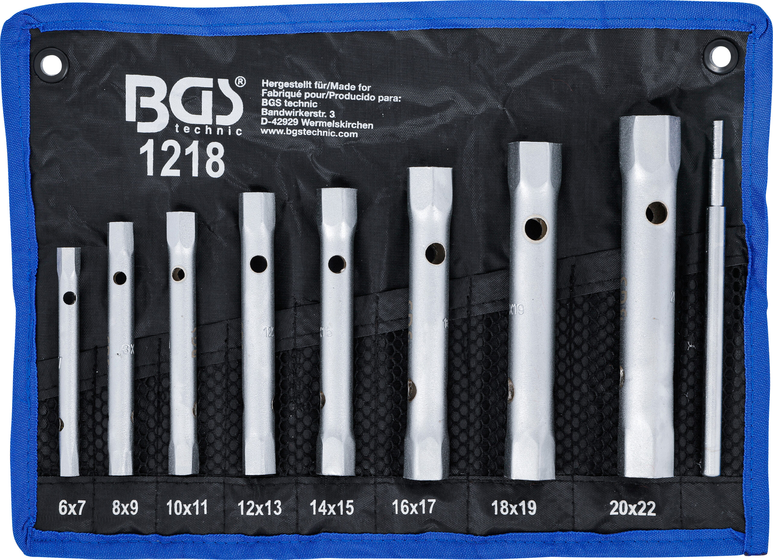 Box Spanner Set | 6 x 7 - 20 x 22 mm | 9 pcs.