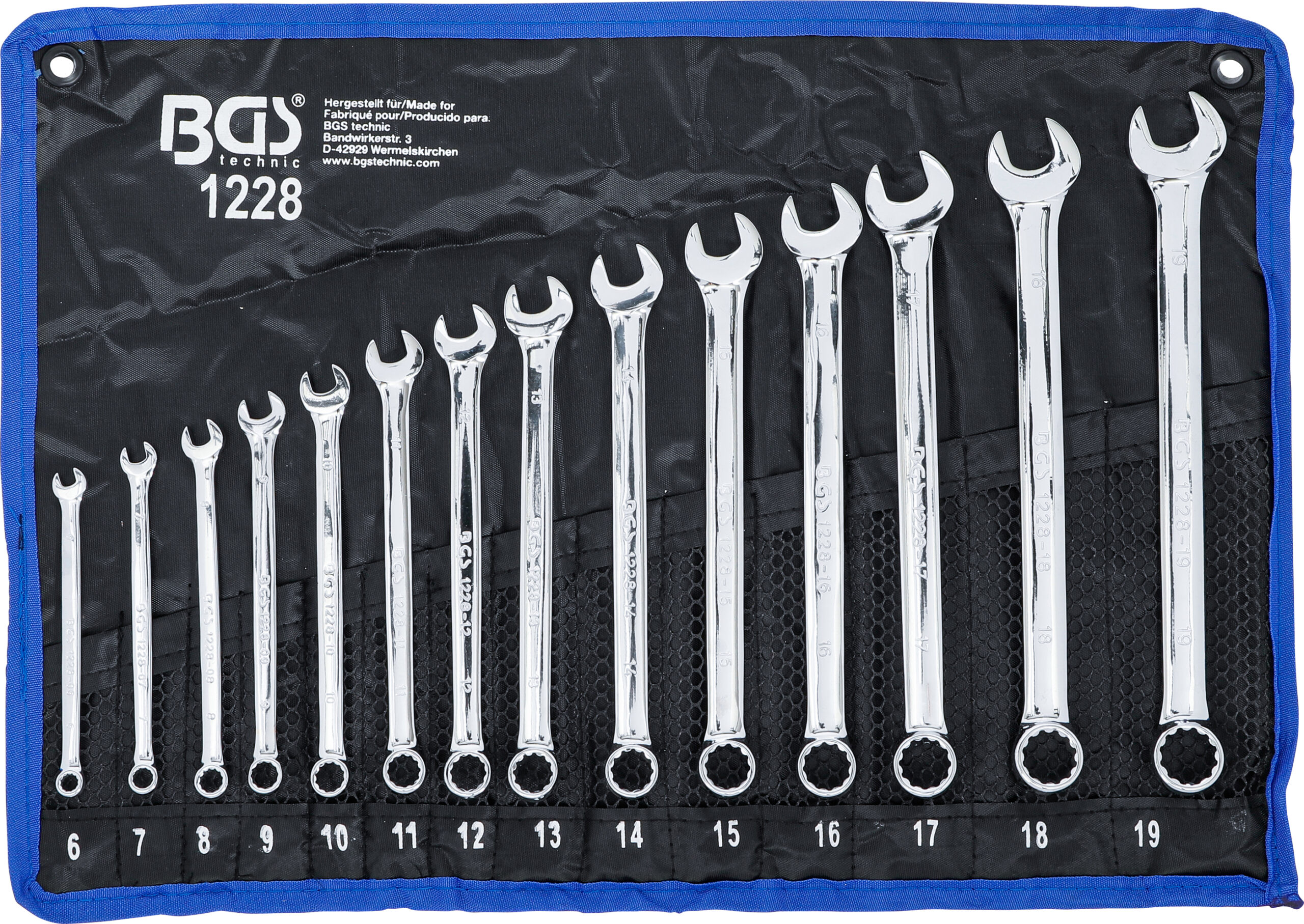 Combination Spanner Set | extra long | 6 - 19 mm | 14 pcs.