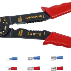 Crimping Pliers Set with cable lug Assortment | 200 mm | 61 pcs.