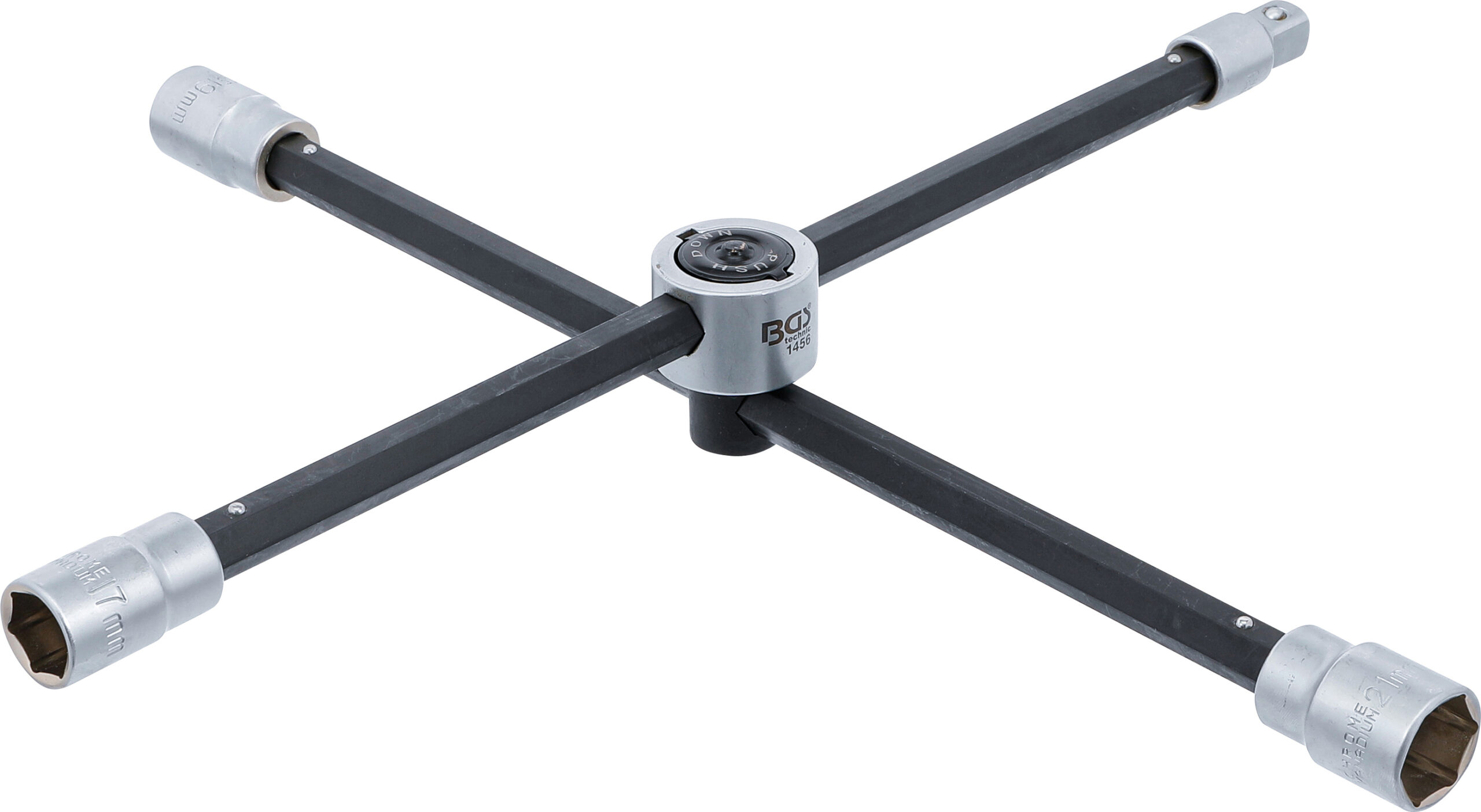 Wheel Wrench, foldable | for Cars | Square | 17 x 19 x 21 x 12.5 mm (1/2")