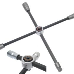 Four-Way Wheel Wrench for Trucks | 24 x 27 - 32 x 20 mm (3/4")