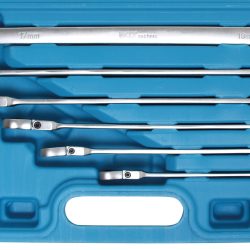 Double Swivel Head Ratchet Wrench Set | 8 - 19 mm | 10 pcs.