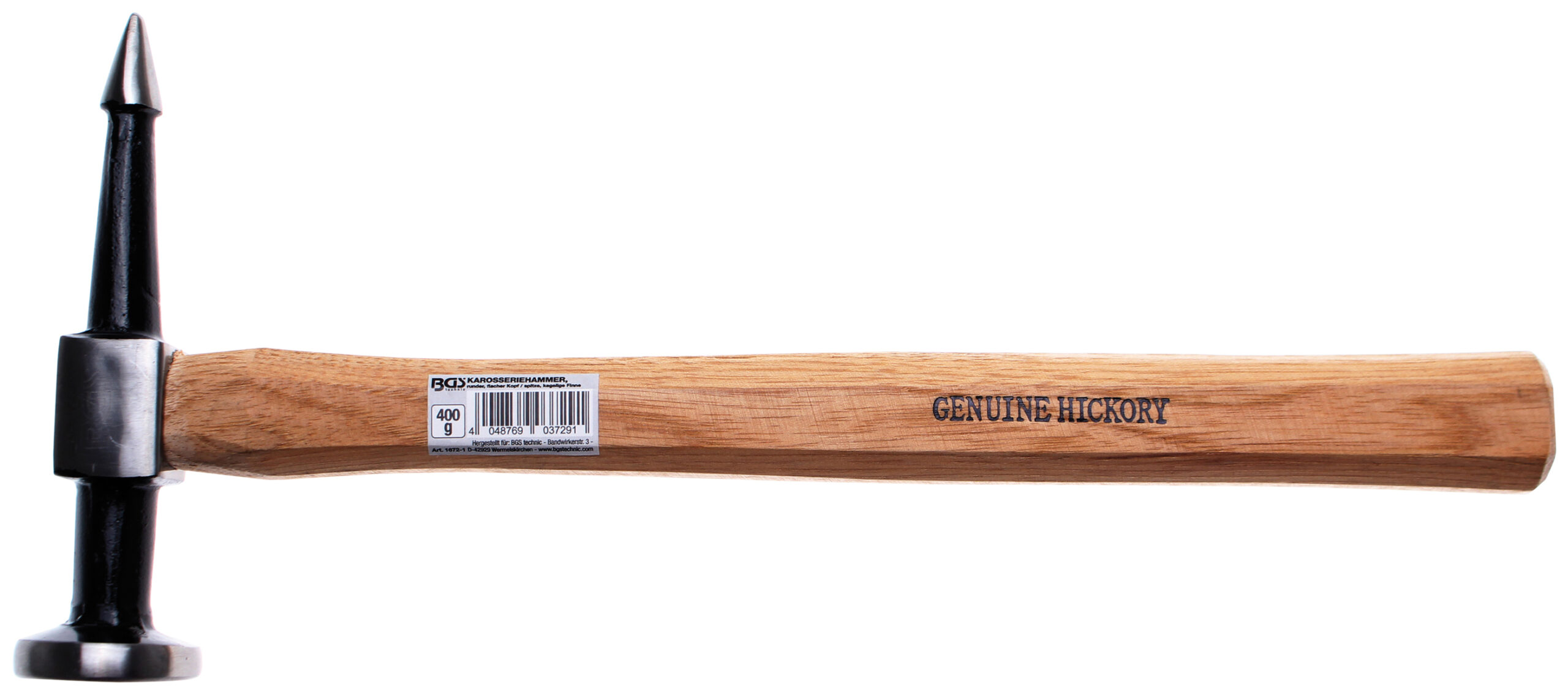 Body Hammer | round, flat Head / tip, tapered fin